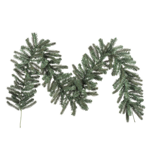 Vickerman 9' x 14" Colorado Blue Spruce Artificial Christmas Garland, Unlit - Faux Spruce Christmas Garland - Seasonal Indoor Home Decor Vickerman 9' x 14" Colorado Blue Spruce Artificial Christmas Garland, Unlit - Faux Spruce Christmas Garland - Seasonal Indoor Home Decor