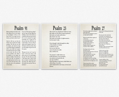 Title : Wallbuddy Psalm 91 23 & Psalm 27 Scripture Bible Verse Wall Art, Home Decor Wall Collage Christian Bible Quote Prints Spiritual Gifts Home Scripture Signs Wall Artwork Ready to Frame Art Bible Verses (8 x 10)