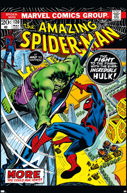 Trends International Marvel Comics - Amazing Spider-Man #120 Wall Poster, 14.725" x 22.375", Premium Unframed Version