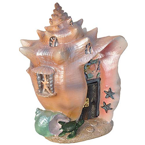 Fiddlehead Fairy Garden Conch Condo Shell Fairy House