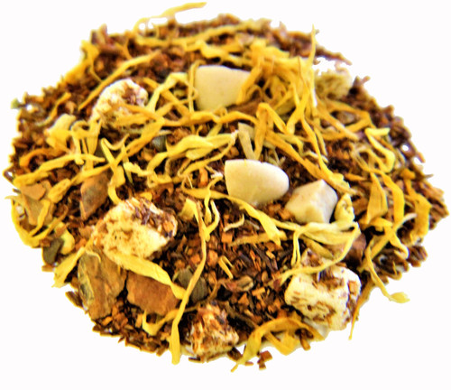 Nelson's Tea - Caramel Apple - Rooibos Loose Leaf Tea - Caffeine Free - Red Rooibos, cinnamon chips, caramel chips, dried apples, and marigold - 2 oz.