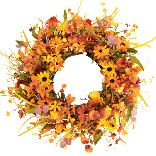 LLZLL 24'' Fall Wreath Lifelike Fall Door Wreath, Artificial Autumn Wreath with Eucalyptus Leaf Pumpkin and Berry, Thanksgiving Farmhouse Fall Wreaths for Front Door LLZLL 24'' Fall Wreath Lifelike Fall Door Wreath, Artificial Autumn Wreath with Eucalyptus Leaf Pumpkin and Berry, Thanksgiving Farmhouse Fall Wreaths for Front Door