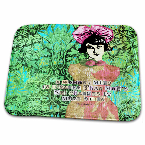 3dRose Cassie Peters Digital Art - Cleaner Mind Digital Art - Dish Drying Mats (ddm-172182-1)