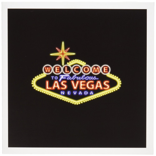 Welcome to fabulous Las Vegas Nevada - Greeting Card, 6 x 6 inches, single (gc_123044_5)