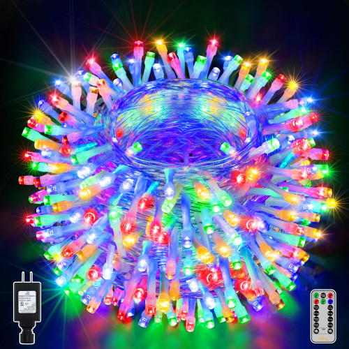 Ollny String Lights 131FT 396LED, Outdoor Waterproof LED Fairy Lights with Remote, 8 Modes Plug in Christmas Lights for Tree Patio Party Garden Bedroom Classroom Indoor Outside(Multicolored) Ollny String Lights 131FT 396LED, Outdoor Waterproof LED Fairy Lights with Remote, 8 Modes Plug in Christmas Lights for Tree Patio Party Garden Bedroom Classroom Indoor Outside(Multicolored)