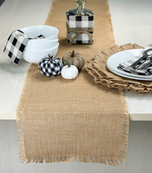 CHARDIN HOME - Rustic Farmhouse Jute Burlap Table Runners Set of 2 | 13x72 Table Runner Natural Jute Burlap. CHARDIN HOME - Rustic Farmhouse Jute Burlap Table Runners Set of 2 | 13x72 Table Runner Natural Jute Burlap.