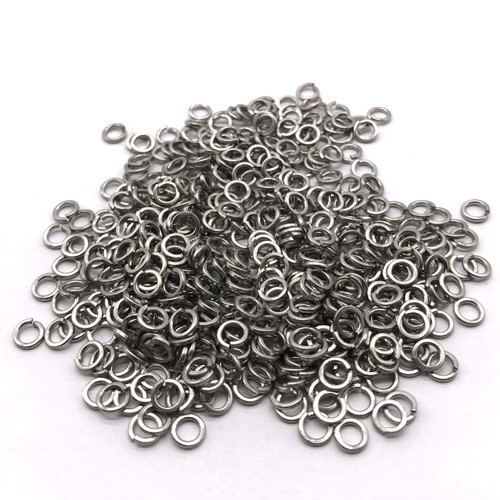 M3 Split Lock Washer, 304 Stainless Steel Spring Lock Washer, 500Pcs