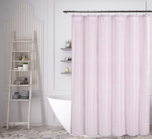 Lala + Bash Juniper Metallic Shower Curtain, 70x70, Lavender