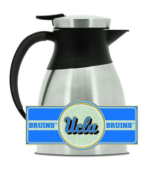 NCAA Ucla Bruins Double Wall Stainless Steel Coffee Pot, Medium (1 Liter)
