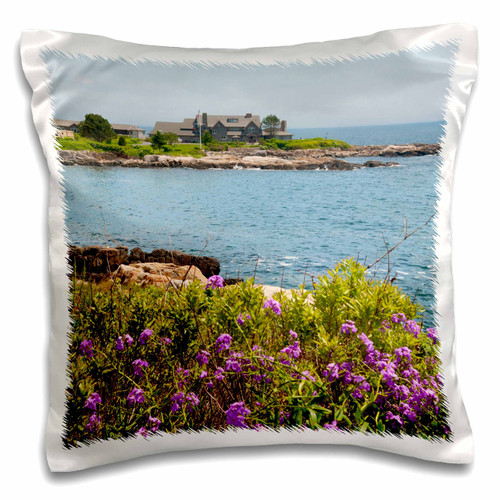 3D Rose Home of President Bush-Kennebunkport Maine-Us20 Bba0052-Bill Bachmann Design Pillowcase, 16" x 16" 3D Rose Home of President Bush-Kennebunkport Maine-Us20 Bba0052-Bill Bachmann Design Pillowcase, 16" x 16"