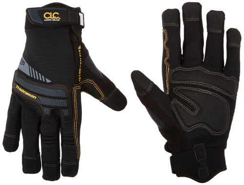 CLC Custom Leathercraft 145S Tradesman Work Gloves, Small,Black