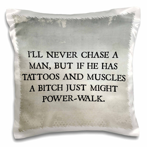 3dRose if Assholes Could Fly This Place Would be an Airport Blue Lettering Pillow Case, 16" x 16"