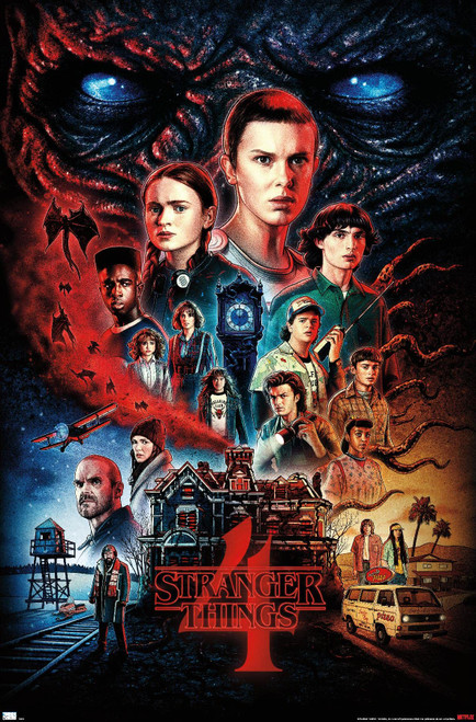 Trends International Netflix Stranger Things: Season 4 - One Sheet Wall Poster, 22.375" x 34", Unframed Version