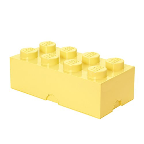 LEGO Storage Box Brick 8 DIF Cool Yellow, Large