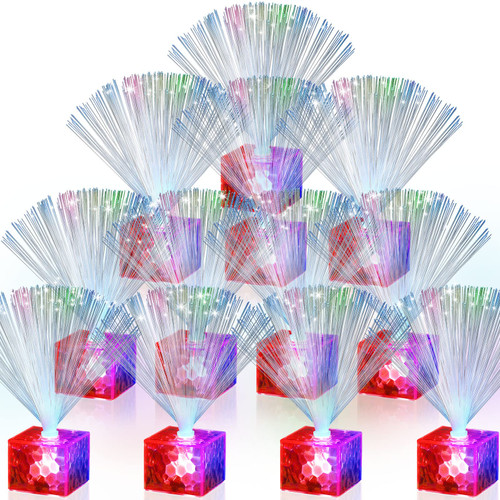 Amylove 12 Pack Mini Fiber Optic Lights Small Fiber Optic Lamps Light Up Mini Centerpieces LED Multicolor Changing Fiber Light Colorful Change Fiber Optic Fountain Party Light Nightlight (Red) Amylove 12 Pack Mini Fiber Optic Lights Small Fiber Optic Lamps Light Up Mini Centerpieces LED Multicolor Changing Fiber Light Colorful Change Fiber Optic Fountain Party Light Nightlight (Red)