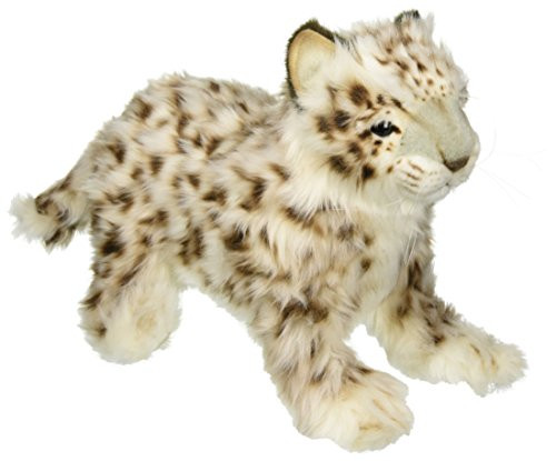 Hansa Laying Snow Leopard Plush