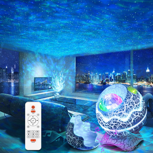 Rossetta Star Projector, Galaxy Projector for Bedroom, Remote Control & White Noise Bluetooth Speaker, 14 Colors LED Night Lights for Kids Room, Adults Home Theater, Party, Living Room Decor Rossetta Star Projector, Galaxy Projector for Bedroom, Remote Control & White Noise Bluetooth Speaker, 14 Colors LED Night Lights for Kids Room, Adults Home Theater, Party, Living Room Decor