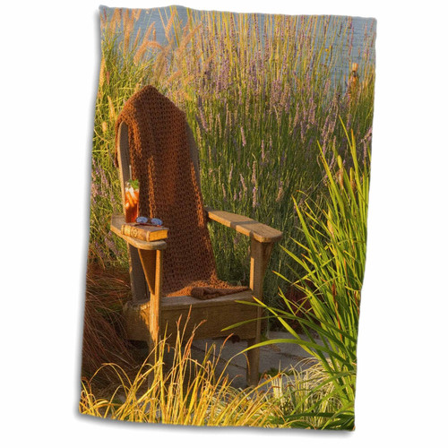 3dRose Washington, Seabeck, Adirondack Chair, Garden - US48 BJA0089 - Jaynes... - Towels (twl-95123-1)