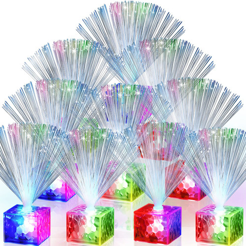 Amylove 24 Pack Fiber Optic Lights Mini Fiber Optic Lamps Light Up Small Centerpieces LED Multicolor Changing Light Colorful Change Fiber Optic Fountain Party Light Nightlight Table Centerpieces Amylove 24 Pack Fiber Optic Lights Mini Fiber Optic Lamps Light Up Small Centerpieces LED Multicolor Changing Light Colorful Change Fiber Optic Fountain Party Light Nightlight Table Centerpieces