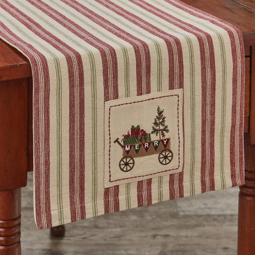 Park Designs Merry Table Runner - 36''L - Red
