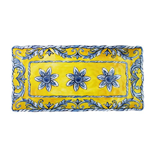 Le Cadeaux Melamine Porto - 10 by 5 inch Biscuit Tray