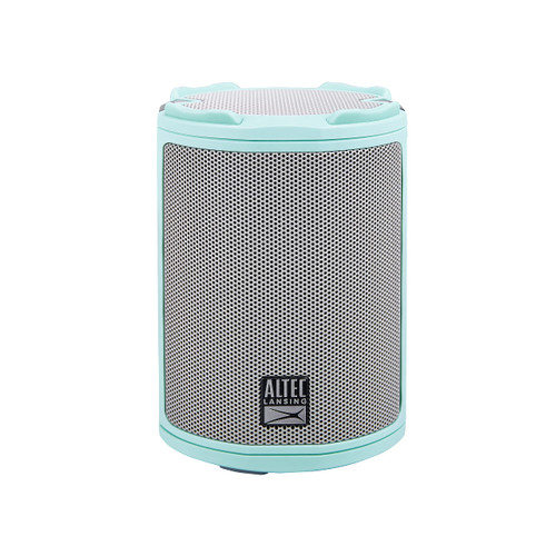 Altec Lansing HydraMotion Wireless Bluetooth Speaker with 360 Degree Sound, Portable IP67 Waterproof for Outdoors, Shockproof, Snowproof, Everything Proof, 12 Hour Playtime (Mint Green)