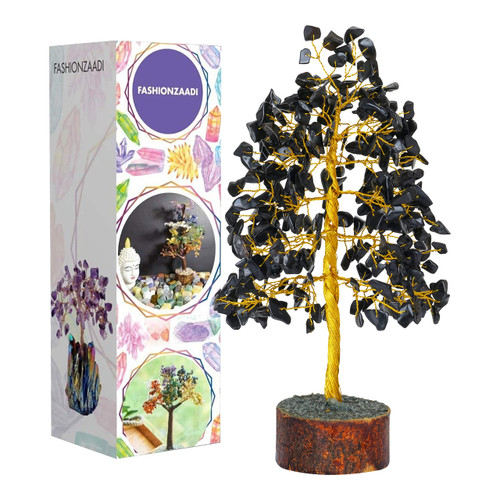 Black Tourmaline Gemstone Tree - Feng Shui Money Bonsai Tree for Home Decor - Black Tourmaline Crystal Spiritual Gift - Good Energy Chakra Stone 10 Inch - Good Luck Stones and Crystals Black Tourmaline Gemstone Tree - Feng Shui Money Bonsai Tree for Home Decor - Black Tourmaline Crystal Spiritual Gift - Good Energy Chakra Stone 10 Inch - Good Luck Stones and Crystals