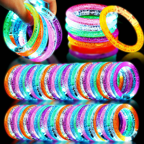 150 Pieces Glow Sticks Bracelets Glow in The Dark Bracelets 6 Colors LED Bracelets Flashing Light Up Bracelet Set Neon Party Favors for Rave Concerts Carnival Bachelorette Wedding Birthday Party 150 Pieces Glow Sticks Bracelets Glow in The Dark Bracelets 6 Colors LED Bracelets Flashing Light Up Bracelet Set Neon Party Favors for Rave Concerts Carnival Bachelorette Wedding Birthday Party
