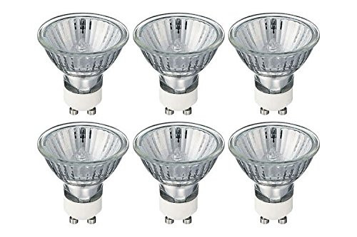 (Pack Of 6) 50MR16/GU10-50 Watt - Flood - GU10 (Twist & Lock) Base - 120V - MR16 Light Bulb 50W MR16