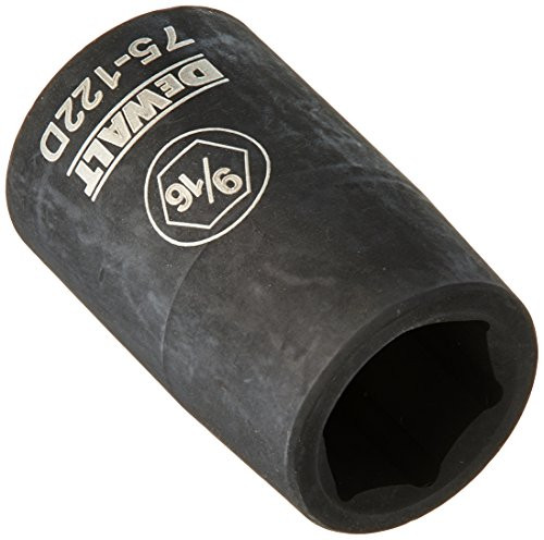 DEWALT 1/2" Drive Impact Socket 6 PT 9/16"