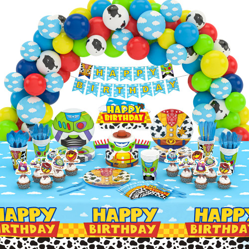Cartoon Story Birthday Party Supplies Decorations Cartoon Story Plates and Napkins Tablecloth Happy Birthday Banner Cake Cupcake Topper Story Balloons Arch Garland Kit Boys Girls Party Favor Cartoon Story Birthday Party Supplies Decorations Cartoon Story Plates and Napkins Tablecloth Happy Birthday Banner Cake Cupcake Topper Story Balloons Arch Garland Kit Boys Girls Party Favor