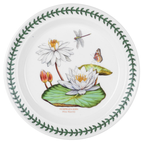 Portmeirion Exotic Botanic Garden Salad Plate with a Water Lily Motif, Round, Salad, Dessert, & Dinner Plate, Ceramic, Dishwasher & Microwave Safe, 8.5 Inch Portmeirion Exotic Botanic Garden Salad Plate with a Water Lily Motif, Round, Salad, Dessert, & Dinner Plate, Ceramic, Dishwasher & Microwave Safe, 8.5 Inch