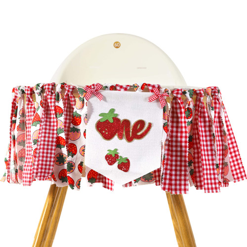 Strawberry High Chair Banner - Strawberry First/1st Party Birthday Decorations, Strawberry First/1st Highchair Banner?berry Sweet One Birthday Banner? Strawberry 1st Birthday Cake Smash Photo Backdrop Strawberry High Chair Banner - Strawberry First/1st Party Birthday Decorations, Strawberry First/1st Highchair Banner?berry Sweet One Birthday Banner? Strawberry 1st Birthday Cake Smash Photo Backdrop