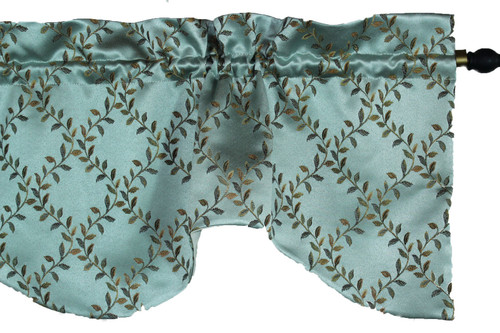 RLF HOME Echo Mist Shaped Valance