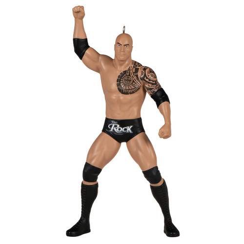 Hallmark Keepsake Christmas Ornament 2023, WWE The Rock Wrestling Ornament, Gifts for WWE Fans