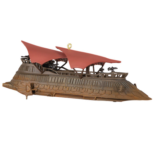 Hallmark Keepsake Christmas Ornament 2023, Star Wars: Return of The Jedi Jabba's Sail Barge, The Khetanna with Sound, Gifts for Star Wars Fans