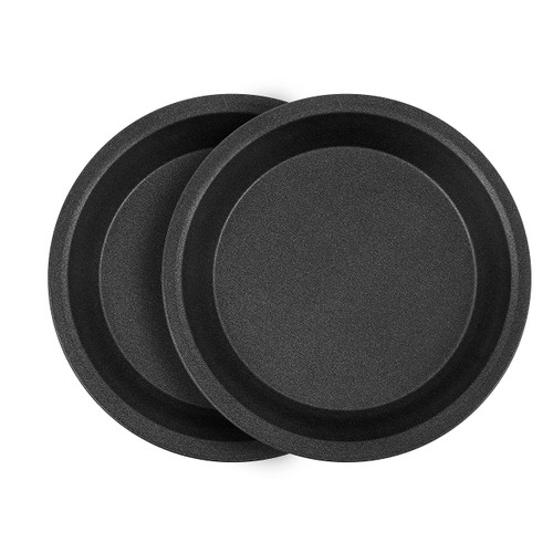 G & S Metal Products Company ProBake Set of Two Nonstick 9-inch Pie Pans, Dark Gray, PB250-AZ
