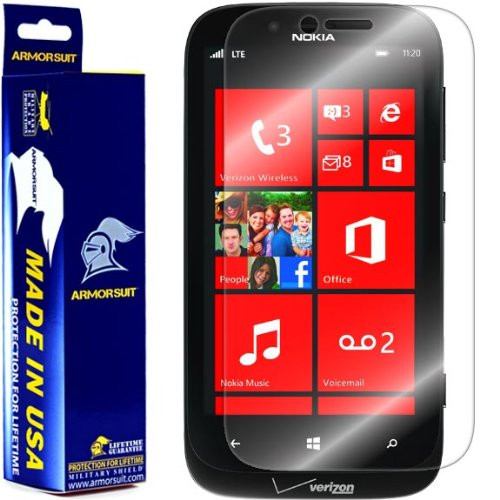 ArmorSuit Nokia Lumia 822 Screen Protector Max Coverage MilitaryShield Screen Protector For Nokia Lumia 822 - HD Clear Anti-Bubble Film ArmorSuit Nokia Lumia 822 Screen Protector Max Coverage MilitaryShield Screen Protector For Nokia Lumia 822 - HD Clear Anti-Bubble Film