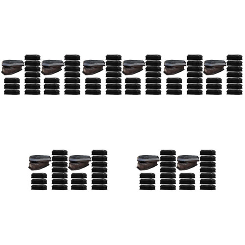 ABOOFAN 100Pcs Mini Black Coffin Boxes Coffin Shaped Treat Boxes Candy Boxes Plastic Casket Boxes for Halloween Decor Party Favor Gothic Home Decoration Coffin Ring Box