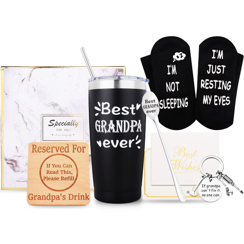 Valporia Grandpa Gifts Set for Fathers Day Grandpa Gifts from Grandchildren Gifts for Grandpa Birthday from Granddaughter/Grandson Grandpa Christmas Gifts Fathers Day for Grandpa from Grandkids Valporia Grandpa Gifts Set for Fathers Day Grandpa Gifts from Grandchildren Gifts for Grandpa Birthday from Granddaughter/Grandson Grandpa Christmas Gifts Fathers Day for Grandpa from Grandkids