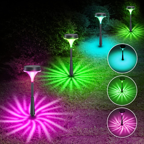 Linkind Solar Pathway Lights, 8 Pack Color Changing Solar Garden Lights, IP67 Waterproof Solar Landscape Lights Outdoor, Bright Solar Path Lights for Walkway Yard Driveway Backyard Lawn Decorative Linkind Solar Pathway Lights, 8 Pack Color Changing Solar Garden Lights, IP67 Waterproof Solar Landscape Lights Outdoor, Bright Solar Path Lights for Walkway Yard Driveway Backyard Lawn Decorative