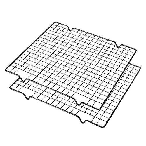 VNIMTI Baking Cooling Rack 2 Sets, Cookie Cooling Racks for Cooking, Baking, Roasting, Grilling, Drying, Oven Safe Wire Rack, 11" * 10" Small Squares Grids VNIMTI Baking Cooling Rack 2 Sets, Cookie Cooling Racks for Cooking, Baking, Roasting, Grilling, Drying, Oven Safe Wire Rack, 11" * 10" Small Squares Grids