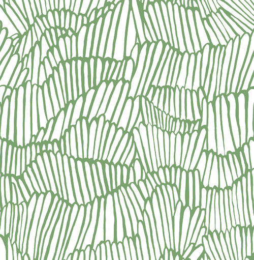 Guvana Striped Peel and Stick Wallpaper Green and White Wallpaper 15.55"x118" Contact Paper Line Self Adhesive Wallpaper Removable Contact Paper Modern DIY Wallpaper for Room Wall Drawer Liner Decor