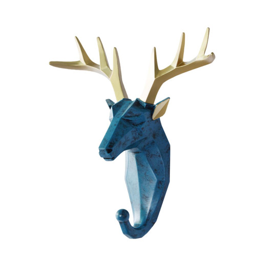 BESTOYARD Bag Hanger for Wall Deer Head Hook Wall Mounted Hooks Towel Hanger Grace Animals Wall Hooks Animal Head Resin Hat Hooks Coat Hat Hook Office Jewelry Hooks for Wall