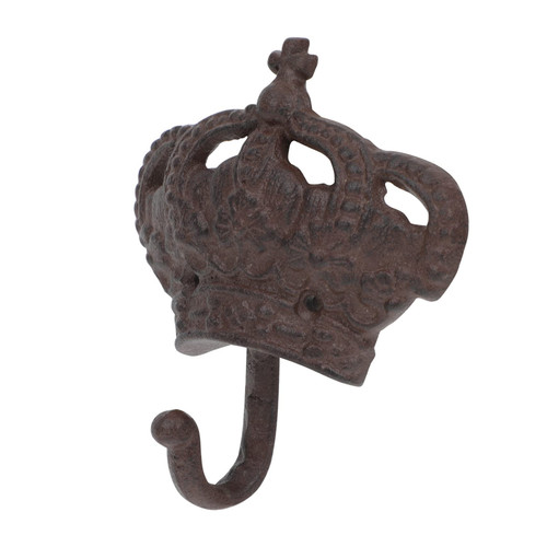 BESTOYARD Crown Hook hat Hooks Metal Hangers Metal Clothes Hangers Vintage Wall Hooks Key Hangers hat Wall Hooks Coat Hanging Rack Cast Iron Hook Crown Shaped Hanger Ordinary Clothes Hook