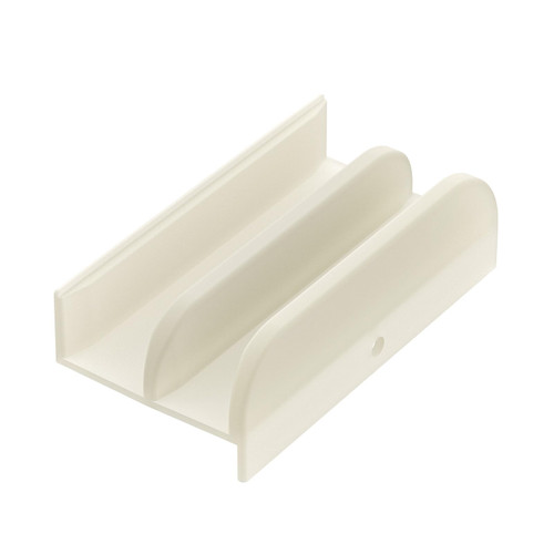 PalpitateC M6219 Sliding Shower Door Bottom Guide fits for Sliding Shower Door (Top Hung) Tub Enclosure Systems, 1/2 in Channels for Glass Shower Door Plastic Guide