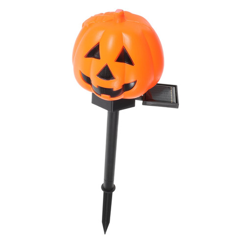 Abaodam Solar Pumpkin Lantern Outdoor Decor LED Lanterns Solar Lights for Outside Halloween Garden Decoration Jack o Lantern Stake Lights Halloween Jack o Lantern Halloween Lights Plastic