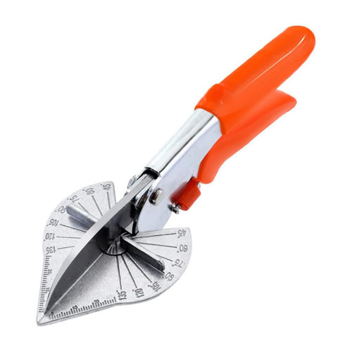 Wonglea Quarter Round Cutting Tool, Multi Angle Miter Shears,Shoe Molding Cutter for Crafting, Multifunctional Trunking Shears, 1/4 Round Cutter, Mitre Shears for Cutting Craft Sticks,Wood,PVC