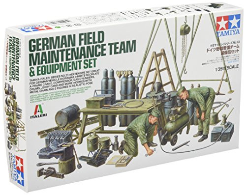 Tamiya Models German Field Maintenance Team W/ Equip