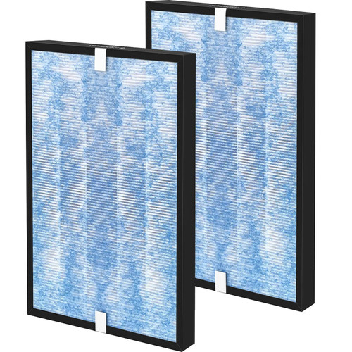 MSA3 True HEPA Filter Replacement Compatible with MSA3/MSA3S Membrane Solutions 3-in-1 Air Purifier, 2 Pack